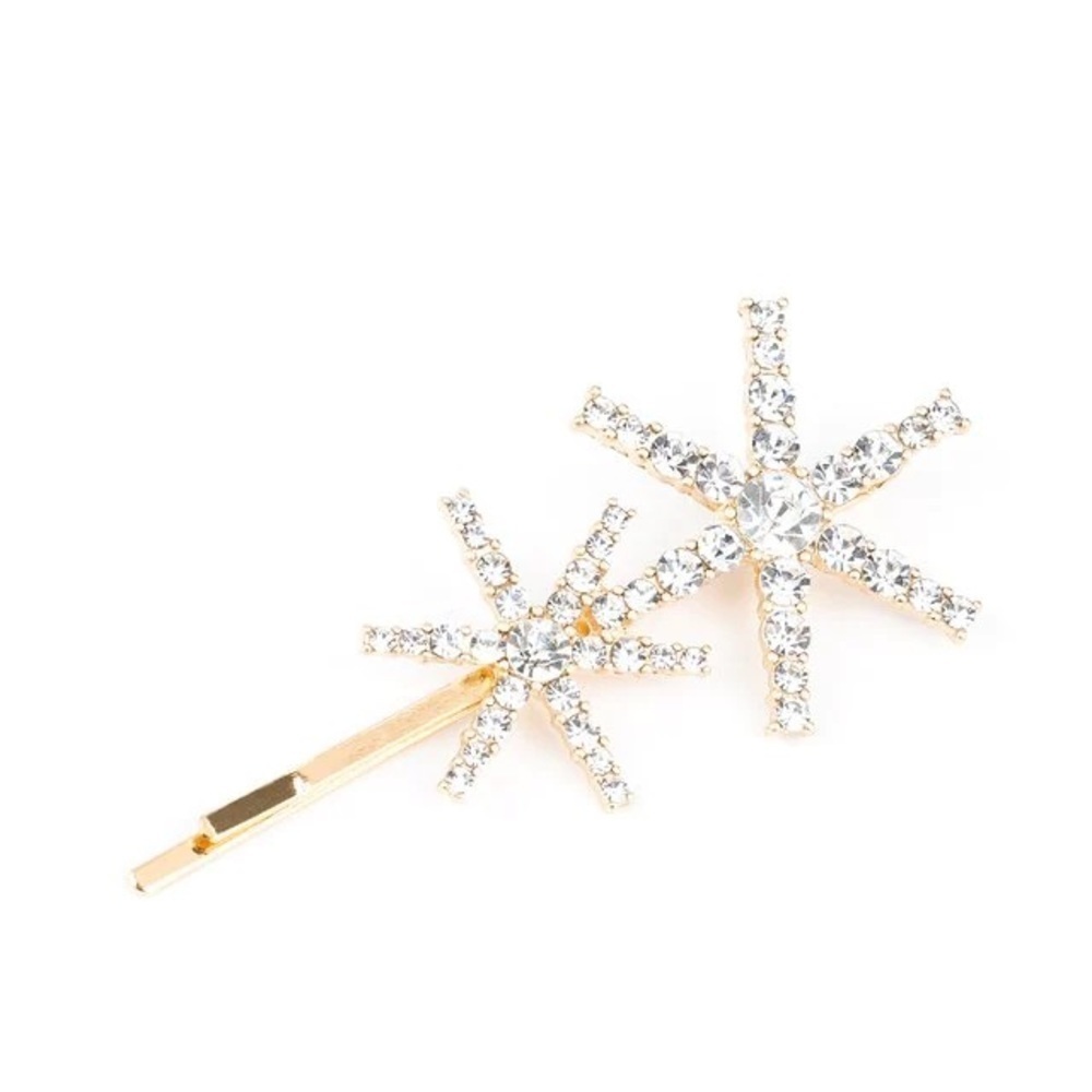 Paparazzi Megastar Minimalist Gold Hair Clip